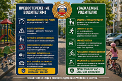 ГОСАВТОИНСПЕКЦИЯ ЮАО предупреждает!